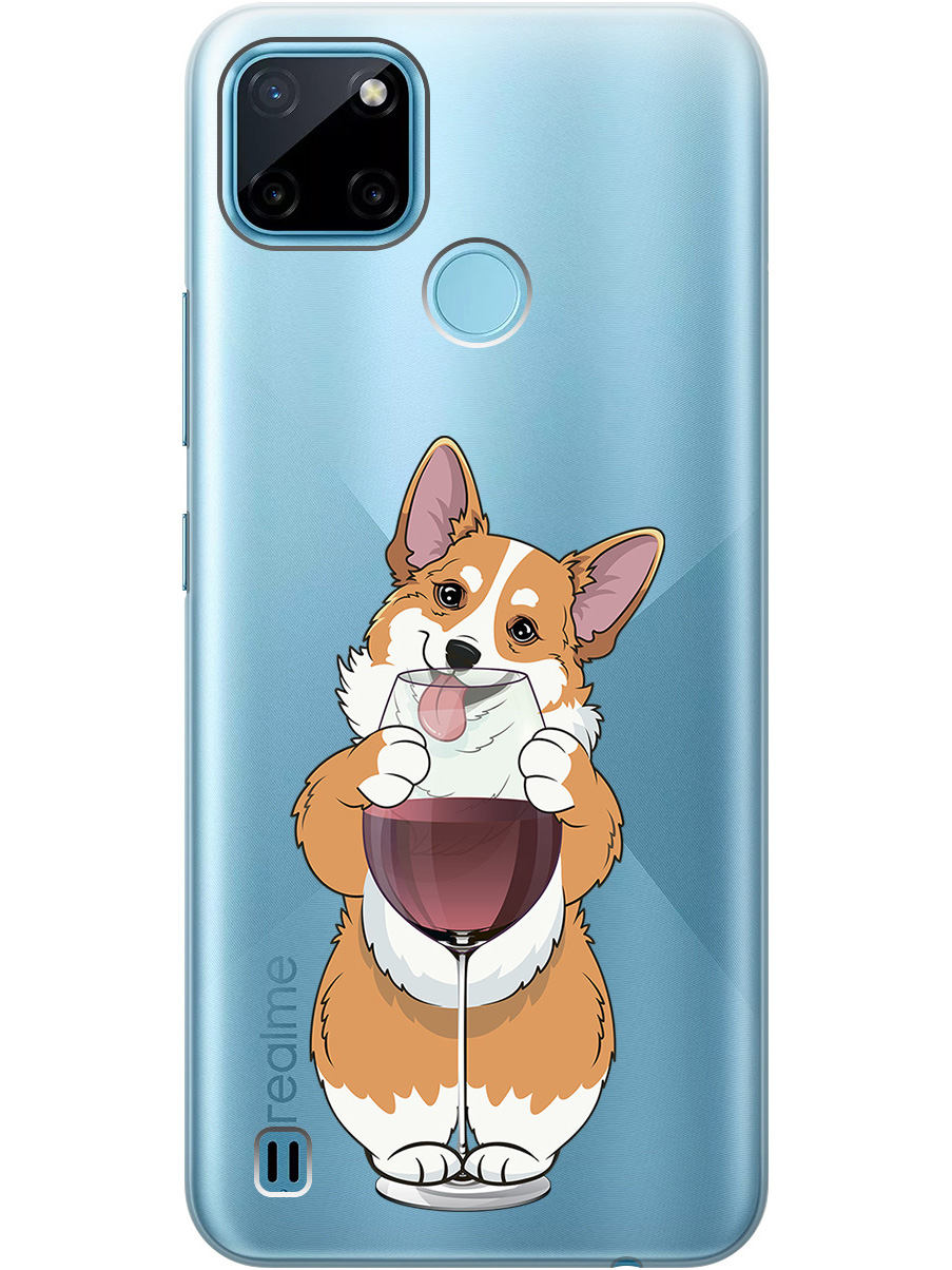 Силиконовый чехол на Realme C21Y с принтом "Корги и бокал" прозрачный, Прозрачный;белый;бордовый, 735001161
Силиконовый чехол на Realme C21Y с принтом "Корги и бокал" прозрачный, Прозрачный;белый;бордовый, 735001161