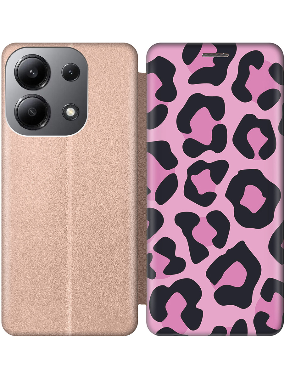 Чехол-книжка на Xiaomi Redmi Note 13 4G с принтом "Паттерн розовый леопард" золотой, Золотистый;розовый;черный, 782622832
Чехол-книжка на Xiaomi Redmi Note 13 4G с принтом "Паттерн розовый леопард" золотой, Золотистый;розовый;черный, 782622832