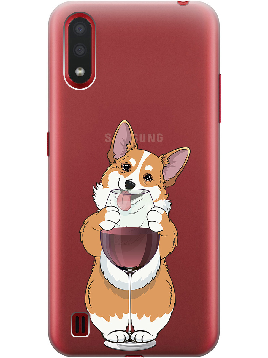 Силиконовый чехол на Samsung Galaxy A01 с принтом "Корги и бокал" прозрачный, Прозрачный;белый;бордовый, 722444461
Силиконовый чехол на Samsung Galaxy A01 с принтом "Корги и бокал" прозрачный, Прозрачный;белый;бордовый, 722444461