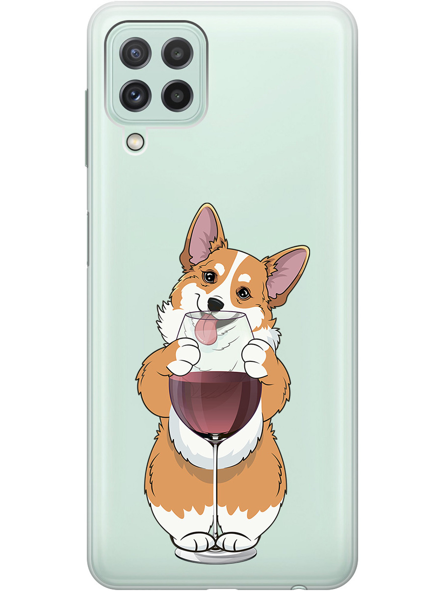 Силиконовый чехол на Samsung Galaxy A22 / M32 / M22 с принтом "Корги и бокал" прозрачный, Прозрачный;белый;бордовый, 730829561
Силиконовый чехол на Samsung Galaxy A22 / M32 / M22 с принтом "Корги и бокал" прозрачный, Прозрачный;белый;бордовый, 730829561