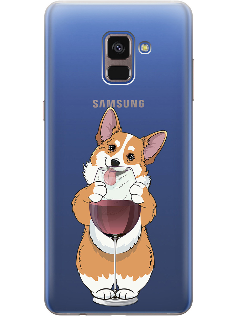 Силиконовый чехол на Samsung Galaxy A8+ (2018) с принтом "Корги и бокал" прозрачный, Прозрачный;белый;бордовый, 716847661
Силиконовый чехол на Samsung Galaxy A8+ (2018) с принтом "Корги и бокал" прозрачный, Прозрачный;белый;бордовый, 716847661