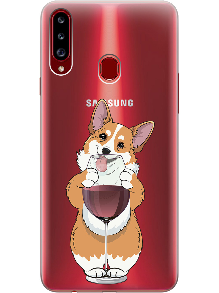 Силиконовый чехол на Samsung Galaxy A20s с принтом "Корги и бокал" прозрачный, Прозрачный;белый;бордовый, 722003361
Силиконовый чехол на Samsung Galaxy A20s с принтом "Корги и бокал" прозрачный, Прозрачный;белый;бордовый, 722003361