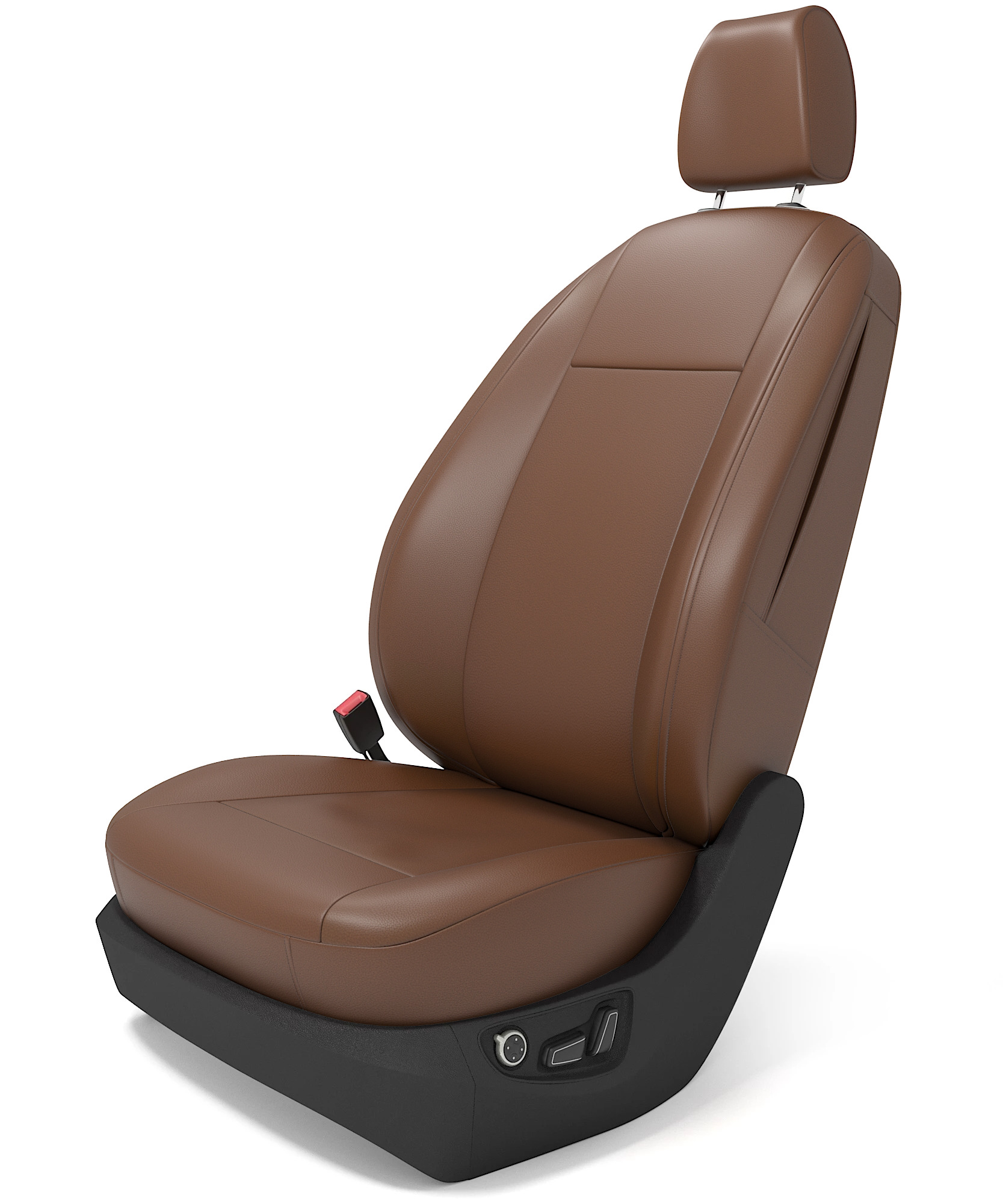 фото Чехлы на сиденья kia seltos 2019-2025 / экокожа коричневый / классик (мод.350-00) b&m