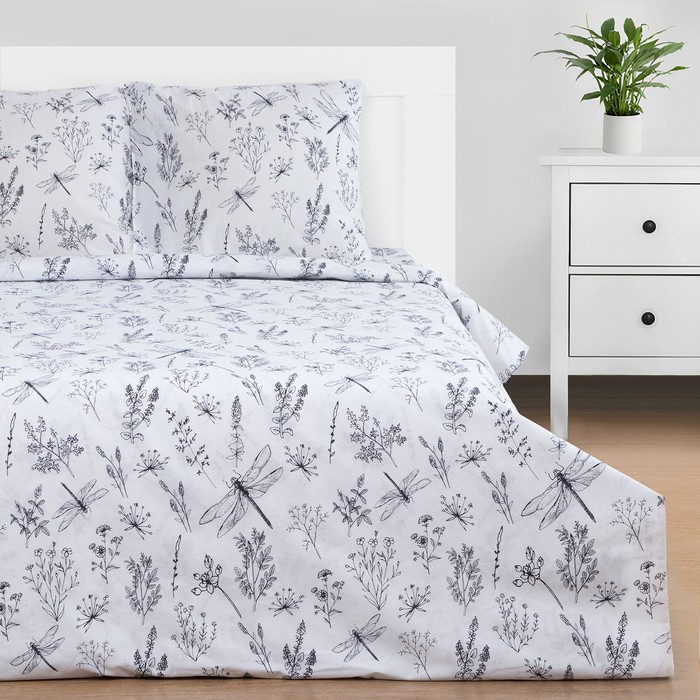 Постельное бельё "Этель" 1.5 сп Стрекозы 143x215 см, 150x214 см, 70x70 см -2 шт, бязь, Этель: Flora
Постельное бельё "Этель" 1.5 сп Стрекозы 143x215 см, 150x214 см, 70x70 см -2 шт, бязь, Этель: Flora