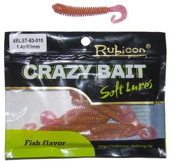 Силиконовая приманка RUBICON Crazy Bait BLST 1.4g, 63mm, цвет 010 (10 шт), Оранжевый, Crazy Bait BLST
Силиконовая приманка RUBICON Crazy Bait BLST 1.4g, 63mm, цвет 010 (10 шт), Оранжевый, Crazy Bait BLST