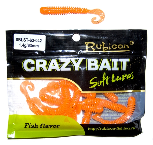 Силиконовая приманка RUBICON Crazy Bait BLST 1.4g, 63mm, цвет 042 (10 шт), Оранжевый, Crazy Bait BLST
Силиконовая приманка RUBICON Crazy Bait BLST 1.4g, 63mm, цвет 042 (10 шт), Оранжевый, Crazy Bait BLST