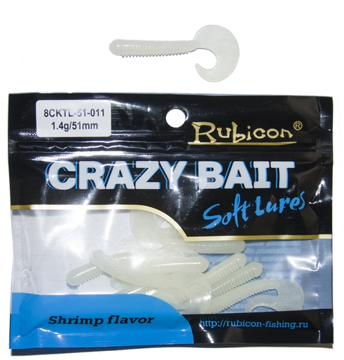Силиконовая приманка RUBICON Crazy Bait CKTL 1.4g, 51mm, цвет 011 (10 шт), Белый, Crazy Bait CKTL
Силиконовая приманка RUBICON Crazy Bait CKTL 1.4g, 51mm, цвет 011 (10 шт), Белый, Crazy Bait CKTL
