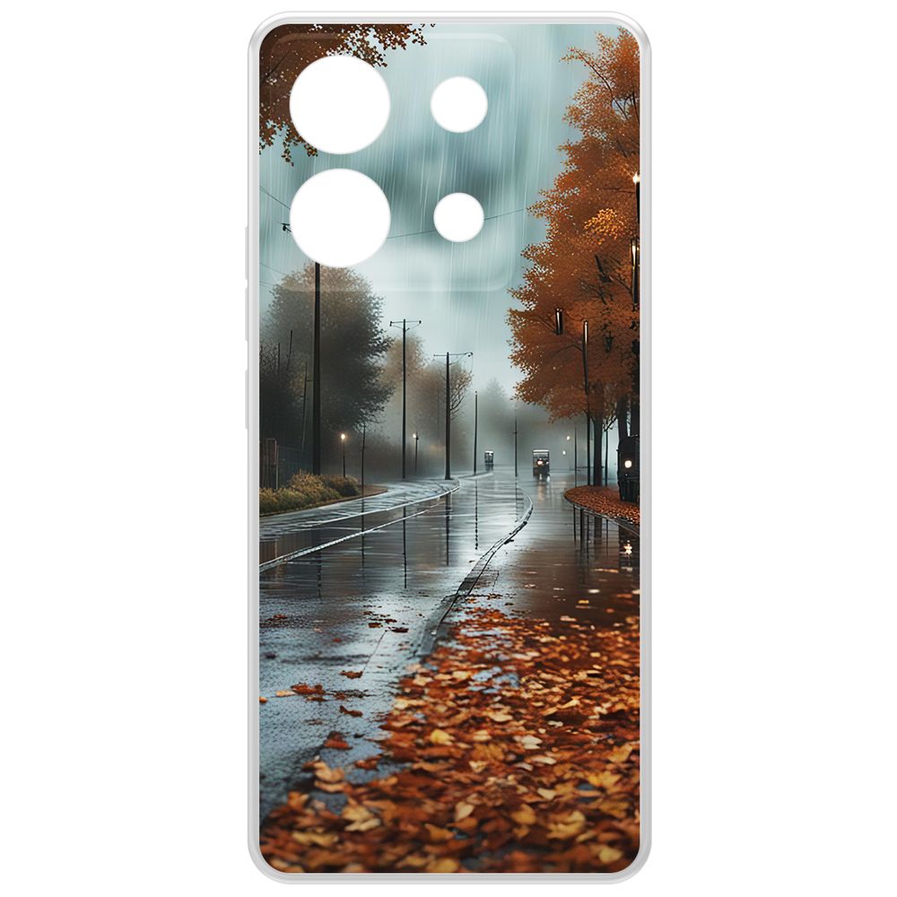 Чехол-накладка Krutoff Clear Case Осенний дождь для Xiaomi Redmi Note 13 Pro 5G, Прозрачный
Чехол-накладка Krutoff Clear Case Осенний дождь для Xiaomi Redmi Note 13 Pro 5G, Прозрачный