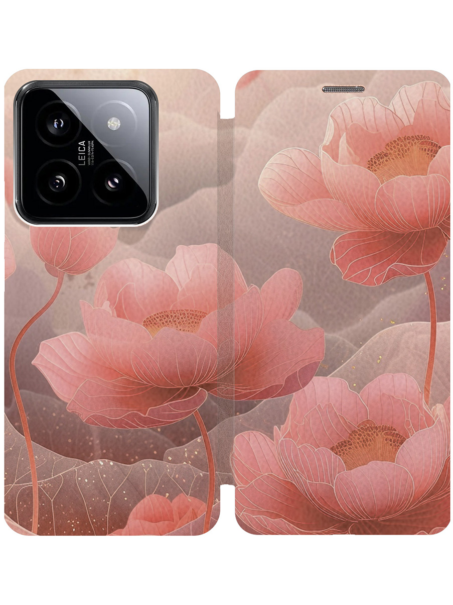 Чехол-книжка на Xiaomi 14 Pro с принтом "Магические цветы" золотой, Золотистый;красный;розовый, 777771023
Чехол-книжка на Xiaomi 14 Pro с принтом "Магические цветы" золотой, Золотистый;красный;розовый, 777771023