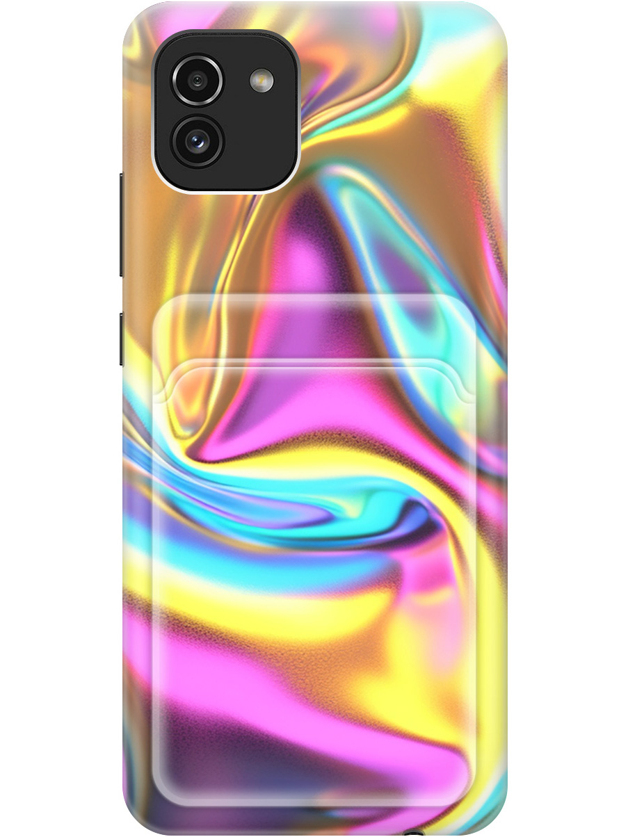 Силиконовый чехол на Samsung Galaxy A03 с принтом с карманом для карты прозрачный 789290, Желтый;фиолетовый;прозрачный, 735001331
Силиконовый чехол на Samsung Galaxy A03 с принтом с карманом для карты прозрачный 789290, Желтый;фиолетовый;прозрачный, 735001331