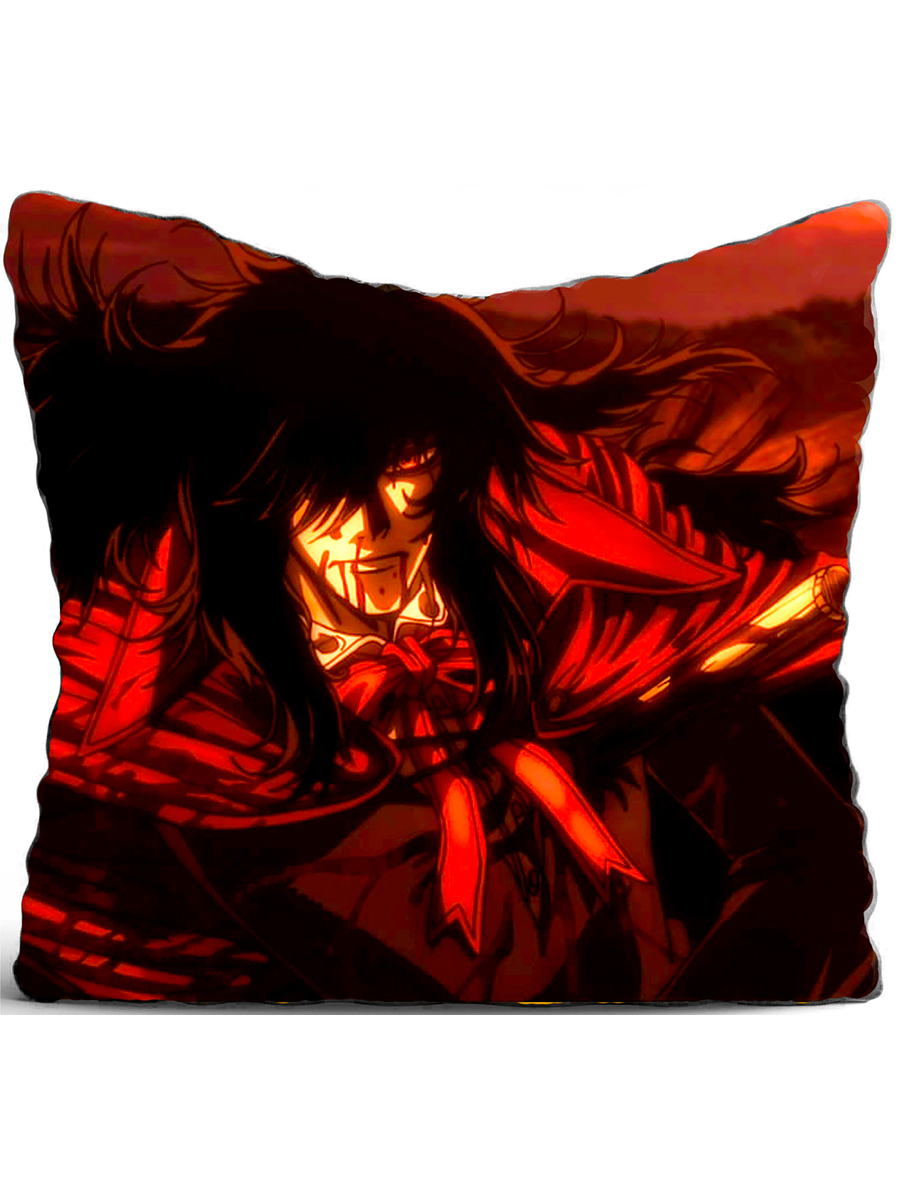 фото Подушка декоративная drabs алукард аниме hellsing