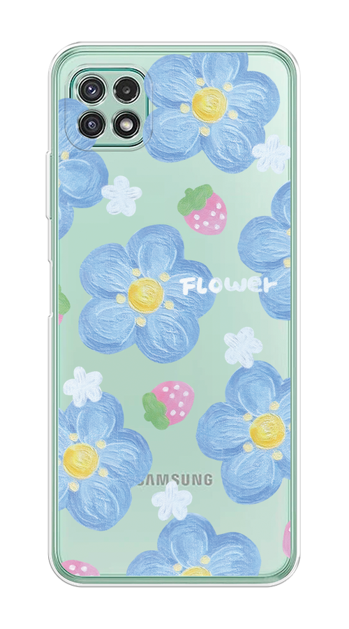 Чехол на Samsung Galaxy A22s 5G "Цветы и клубники", Прозрачный;голубой;белый, 2104250-1
Чехол на Samsung Galaxy A22s 5G "Цветы и клубники", Прозрачный;голубой;белый, 2104250-1