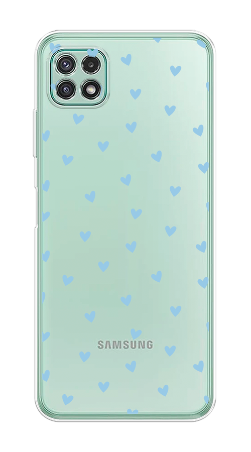 Чехол на Samsung Galaxy A22s 5G "Голубые сердечки паттерн", Голубой;прозрачный, 2104250-1
Чехол на Samsung Galaxy A22s 5G "Голубые сердечки паттерн", Голубой;прозрачный, 2104250-1