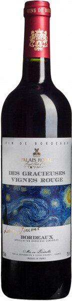 Вино La Guyennoise, "Des Gracieuses Vignes" Loving Vincent, Red, Bordeaux AOC, 2021, 0,75л
Вино La Guyennoise, "Des Gracieuses Vignes" Loving Vincent, Red, Bordeaux AOC, 2021, 0,75л
