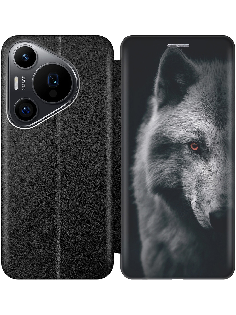 Чехол-книжка на Huawei Pura 70 Pro / 70 Pro+ с принтом "Красноглазый волк" черный, 782625213
Чехол-книжка на Huawei Pura 70 Pro / 70 Pro+ с принтом "Красноглазый волк" черный, 782625213