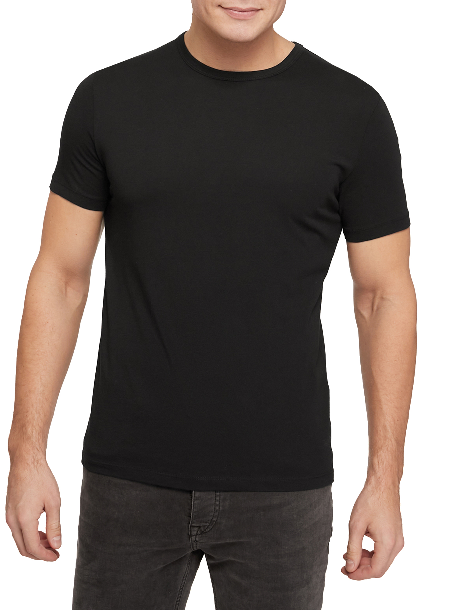 фото Футболка мужская oodji 5l621008m черная xl