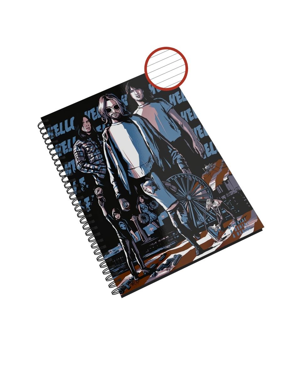 Блокнот СувенирShop "Nirvana/Нирвана/Кобейн" NP-MGNR5-A5/3 A5 48 листов в линейку, NP-MGNR5-A5/3
Блокнот СувенирShop "Nirvana/Нирвана/Кобейн" NP-MGNR5-A5/3 A5 48 листов в линейку, NP-MGNR5-A5/3
