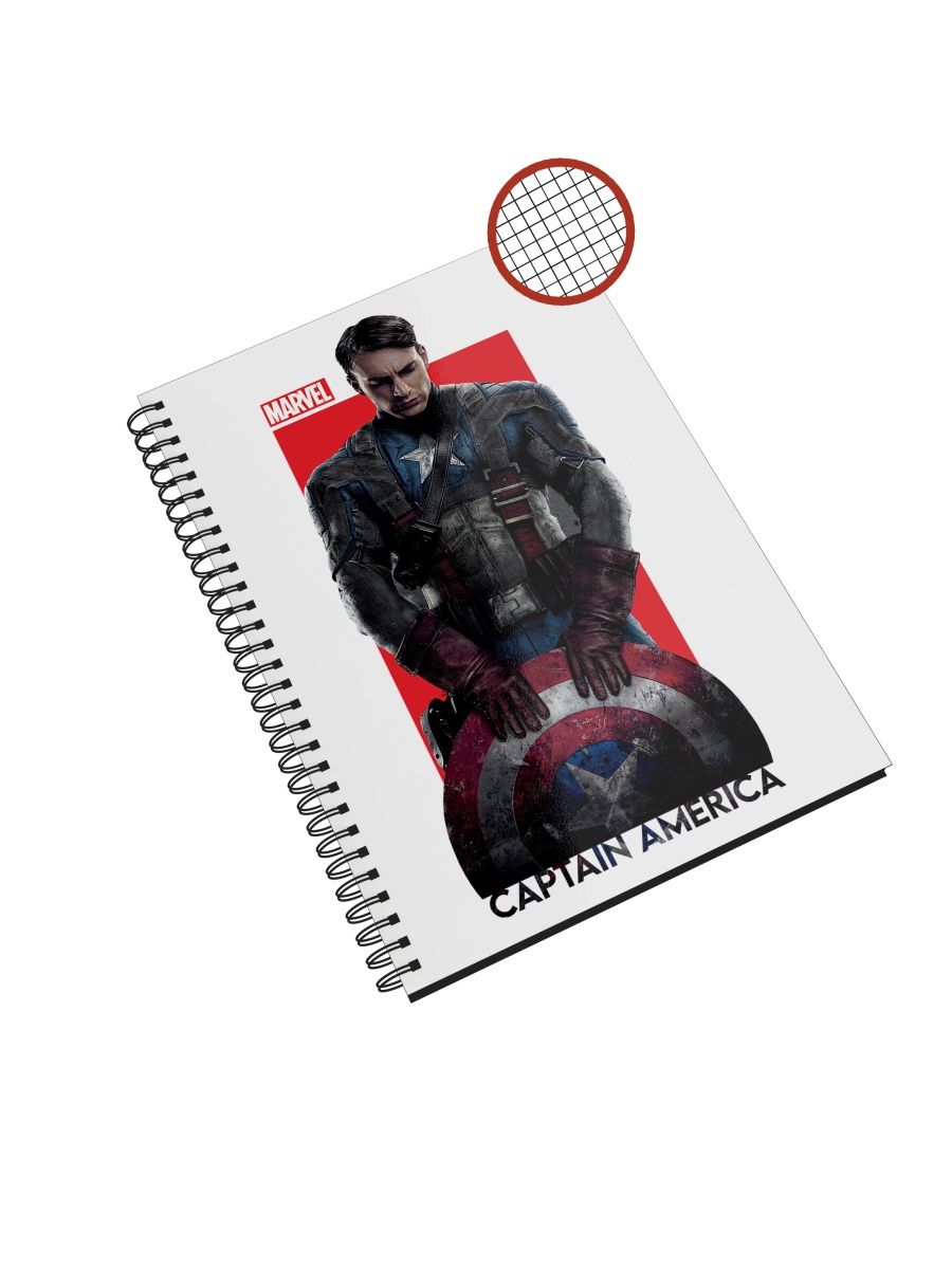 Блокнот СувенирShop "Капитан Америка/Captain America" NP-MVKA1-A4/2 A4 48 листов в клетку, NP-MVKA1-A4/2
Блокнот СувенирShop "Капитан Америка/Captain America" NP-MVKA1-A4/2 A4 48 листов в клетку, NP-MVKA1-A4/2