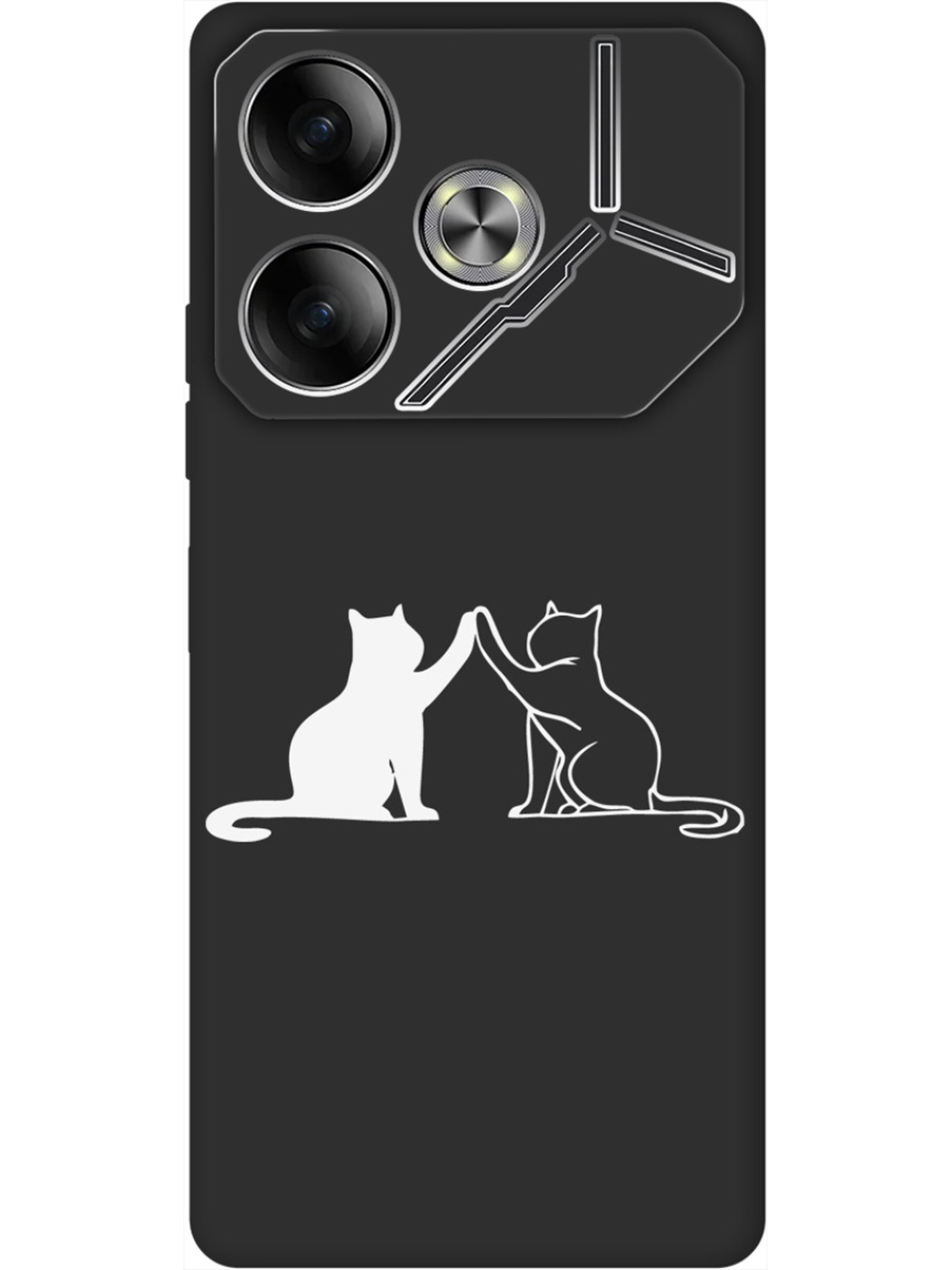 Силиконовый чехол на Tecno Pova 6 с принтом "Кошки" матовый черный, Черный;белый;серый, 782634271
Силиконовый чехол на Tecno Pova 6 с принтом "Кошки" матовый черный, Черный;белый;серый, 782634271