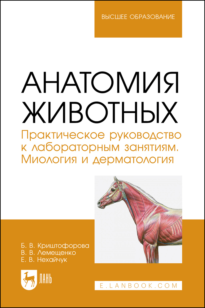 Анатомия животных Практическое руководство к лабораторным занятиям Миология и дерматология
Анатомия животных Практическое руководство к лабораторным занятиям Миология и дерматология