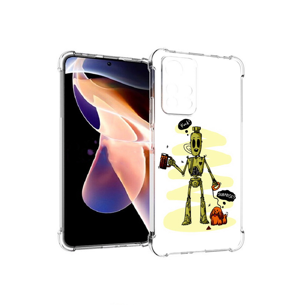 Чехол MyPads Tocco для Xiaomi Redmi Note 11 Pro прикольный робот (PT224811.282.557), Прозрачный, Tocco
Чехол MyPads Tocco для Xiaomi Redmi Note 11 Pro прикольный робот (PT224811.282.557), Прозрачный, Tocco