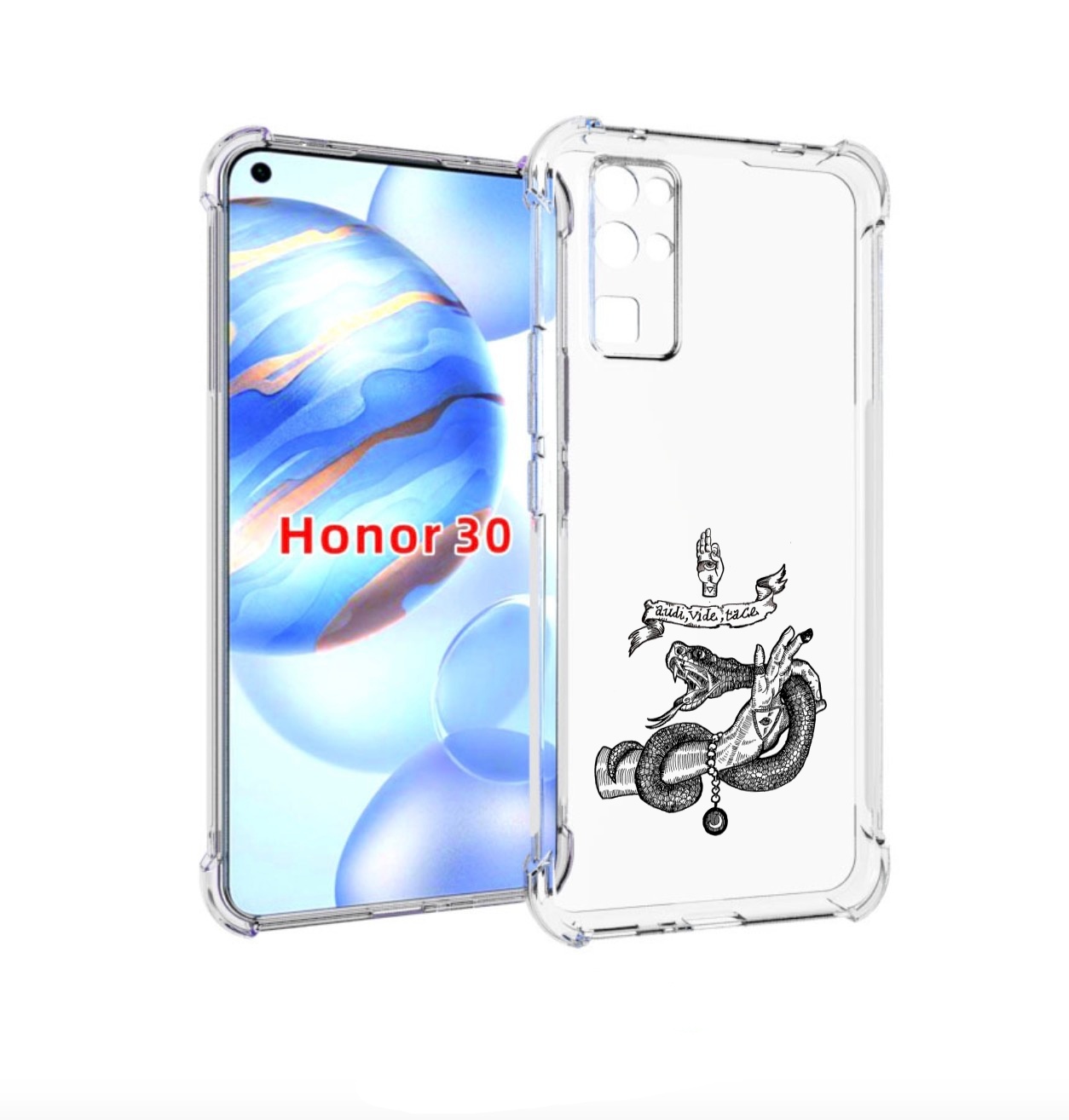Чехол бампер MyPads змея на руке рисунок для Honor 30 (BMH-AN10), Прозрачный, Tocco
Чехол бампер MyPads змея на руке рисунок для Honor 30 (BMH-AN10), Прозрачный, Tocco