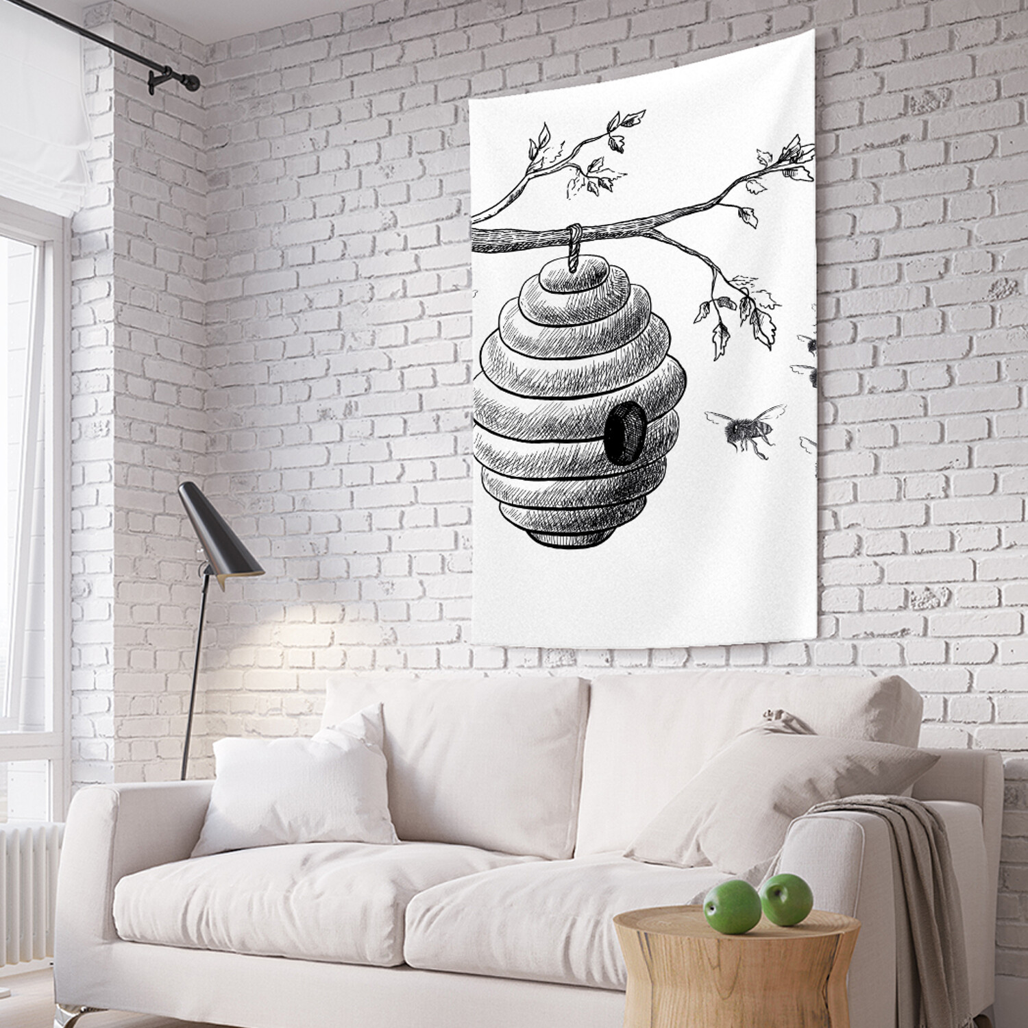 Вертикальное фотопанно на стену JoyArty Пчелиный улей 150x200 см, Пчелиный улей 
Вертикальное фотопанно на стену JoyArty Пчелиный улей 150x200 см, Пчелиный улей