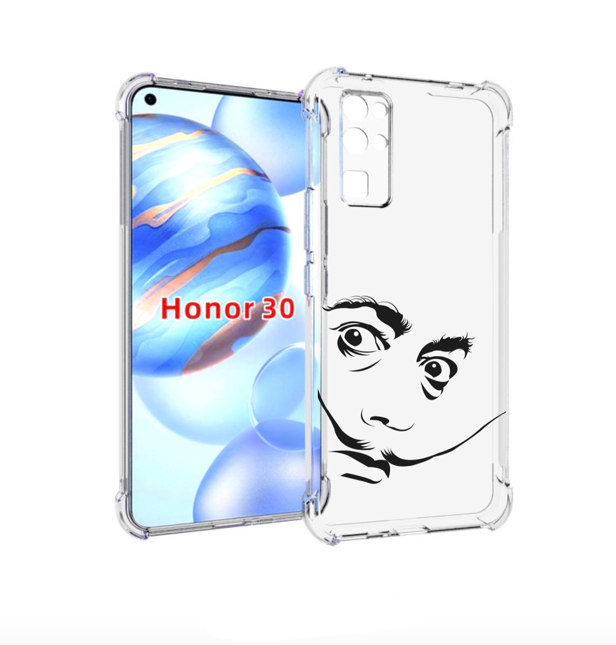 Чехол бампер MyPads мужчина с длинными усами для Honor 30 (BMH-A, Прозрачный, Tocco
Чехол бампер MyPads мужчина с длинными усами для Honor 30 (BMH-A, Прозрачный, Tocco