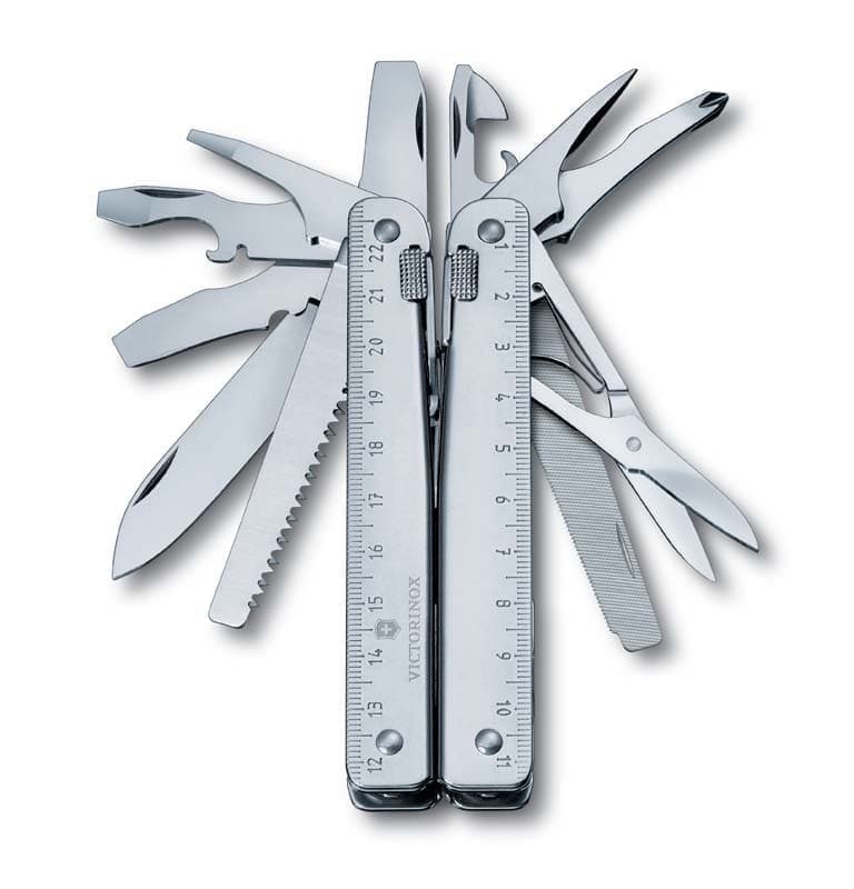 Мультитул VICTORINOX SwissTool X, 115 мм, 26 функций, в кожаным чехле, Серебристый, SwissTool X
Мультитул VICTORINOX SwissTool X, 115 мм, 26 функций, в кожаным чехле, Серебристый, SwissTool X