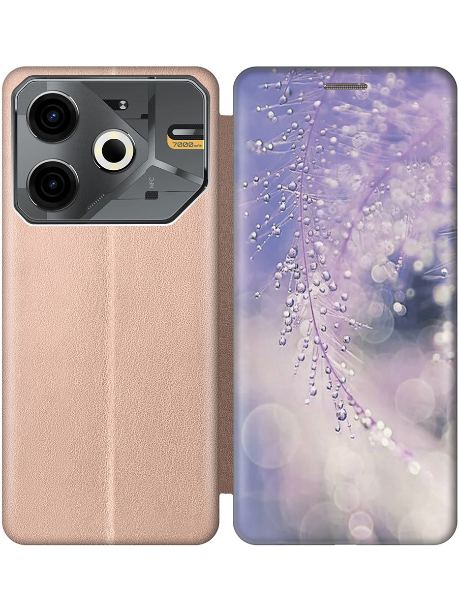 Чехол-книжка на Tecno Pova 6 Neo с принтом "Ветка в капельках" золотой, Золотистый;белый;синий;фиолетовый, 782634823
Чехол-книжка на Tecno Pova 6 Neo с принтом "Ветка в капельках" золотой, Золотистый;белый;синий;фиолетовый, 782634823