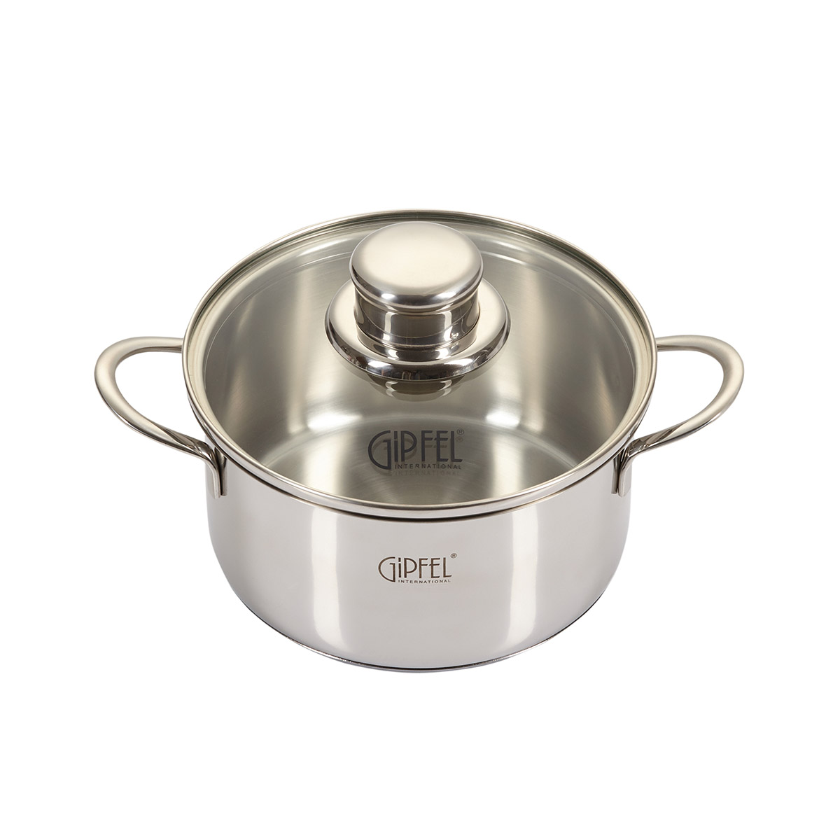 Кастрюля Gipfel MINI 1204 1,2 л серебристый, 1204 
Кастрюля Gipfel MINI 1204 1,2 л серебристый, 1204