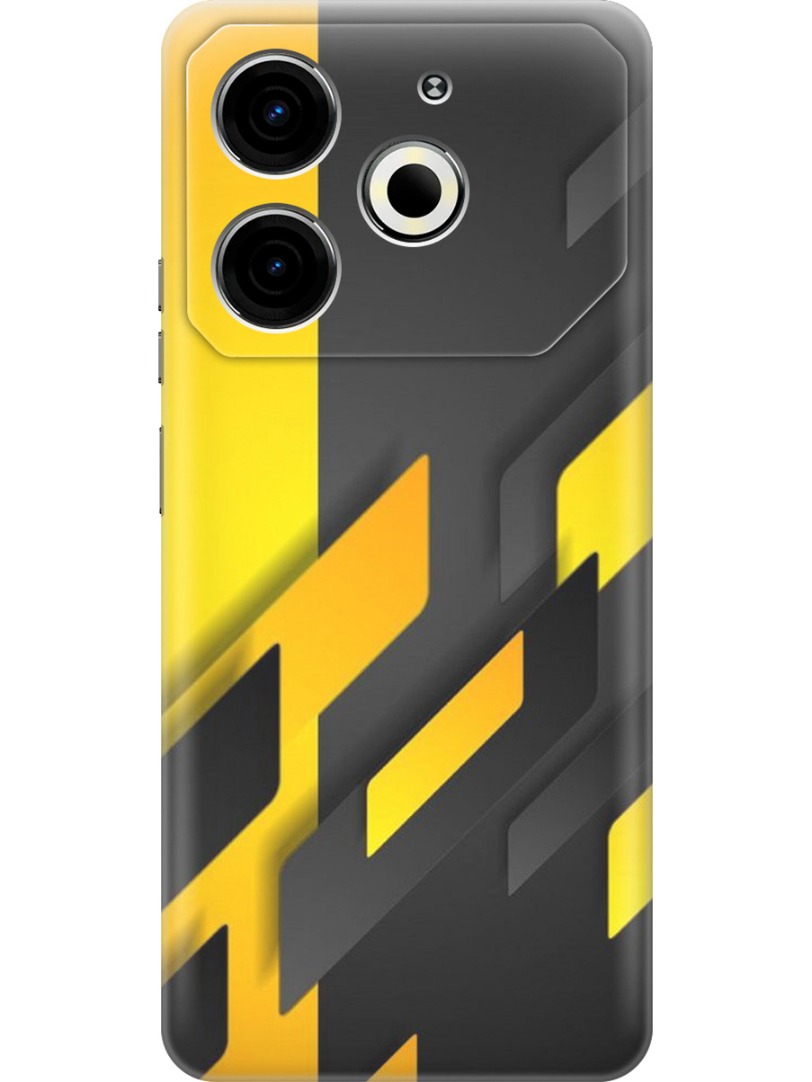 Силиконовый чехол на Tecno Pova 6 Neo с принтом "Черно-желтая абстракция", Прозрачный;желтый;черный, 782634831
Силиконовый чехол на Tecno Pova 6 Neo с принтом "Черно-желтая абстракция", Прозрачный;желтый;черный, 782634831