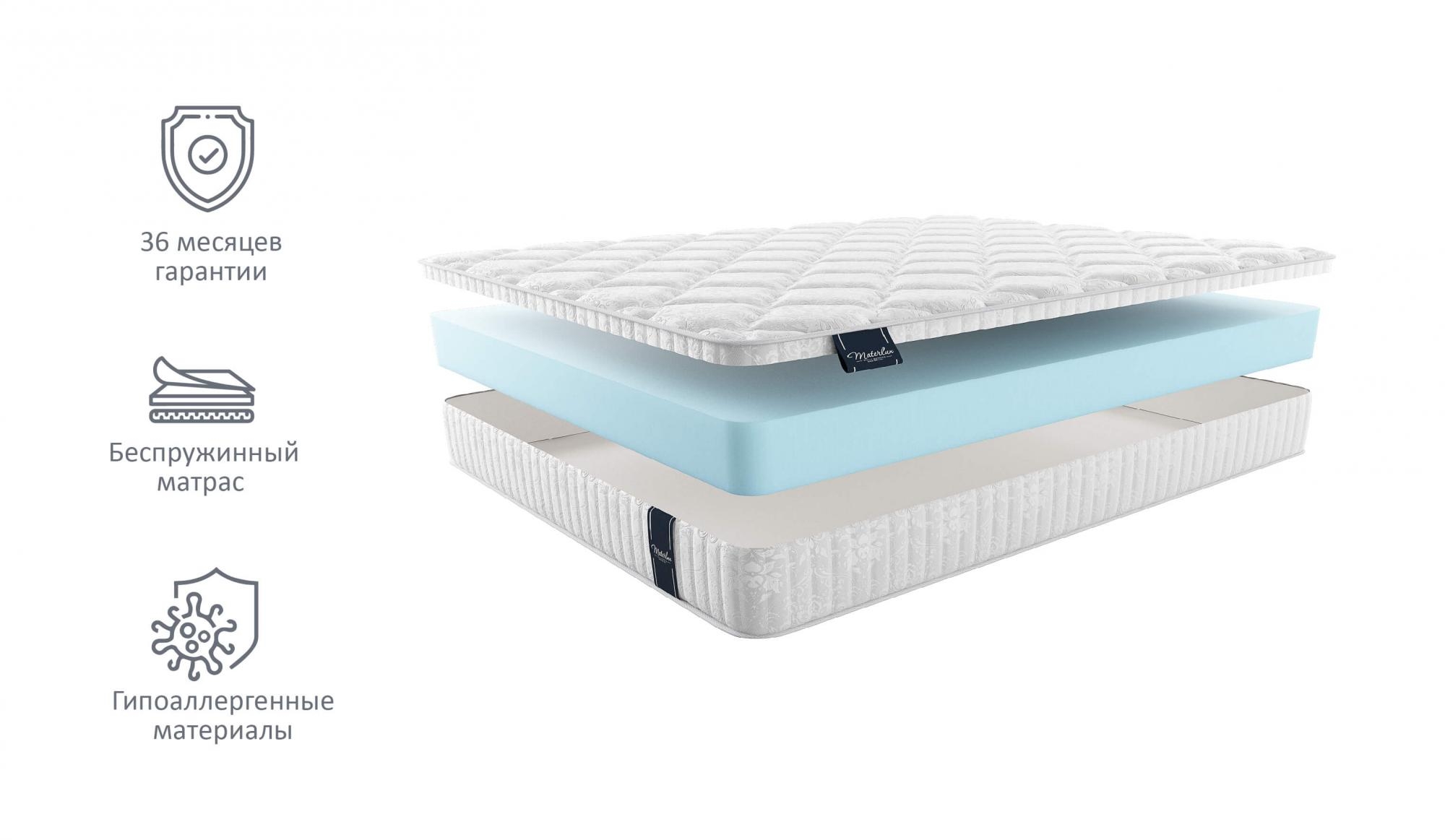 Матрас Materlux Palermo Cotone 115х205, Бежевый;белый;серый;серебристый, Palermo Cotone
Матрас Materlux Palermo Cotone 115х205, Бежевый;белый;серый;серебристый, Palermo Cotone