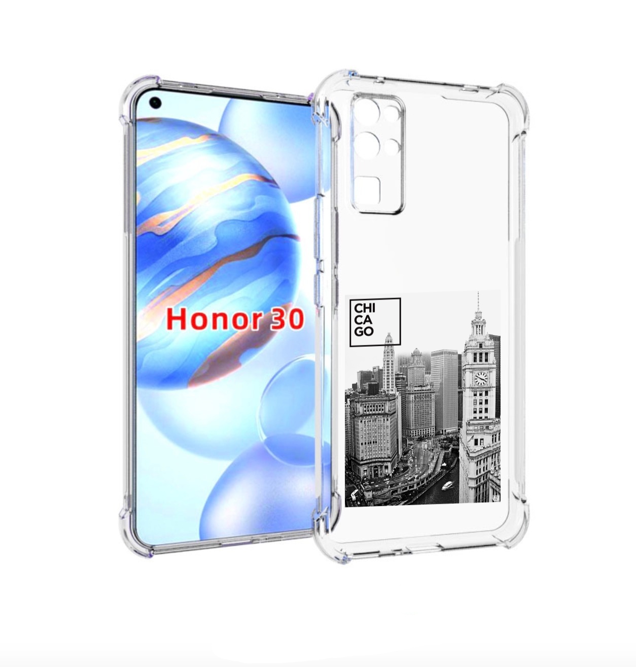 Чехол бампер MyPads черно белый чикаго для Honor 30 (BMH-AN10) п, Прозрачный, Tocco
Чехол бампер MyPads черно белый чикаго для Honor 30 (BMH-AN10) п, Прозрачный, Tocco