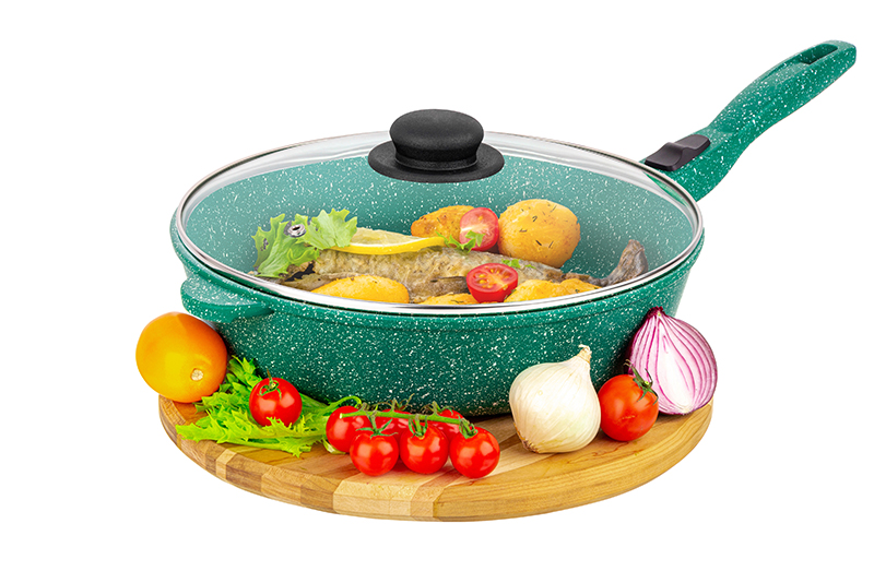 Сковорода глубокая Elan Gallery ГАРМОНИЯ ВКУСА Изумруд 28 см с крышкой, со съёмной ручкой, Зеленый, Elan Gallery-75
Сковорода глубокая Elan Gallery ГАРМОНИЯ ВКУСА Изумруд 28 см с крышкой, со съёмной ручкой, Зеленый, Elan Gallery-75