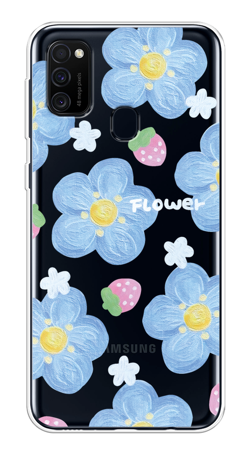 Чехол на Samsung Galaxy M21/M30s "Цветы и клубники", Прозрачный;голубой;белый, 29750-1
Чехол на Samsung Galaxy M21/M30s "Цветы и клубники", Прозрачный;голубой;белый, 29750-1