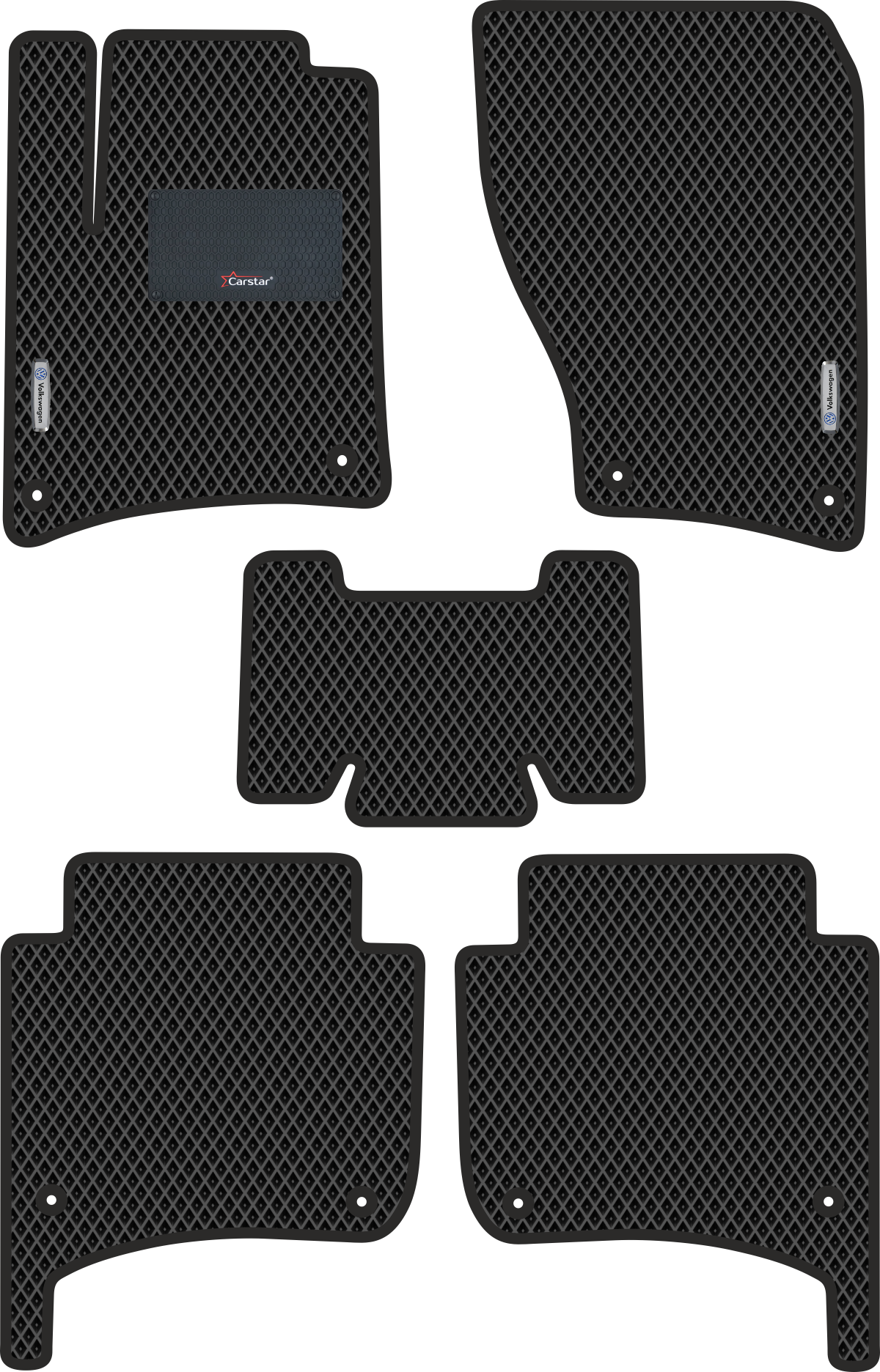 Коврики Kupi-Kovrik EVA для Volkswagen Touareg II (2010-2018), чёрный,подпятник,2 эмблемы
Коврики Kupi-Kovrik EVA для Volkswagen Touareg II (2010-2018), чёрный,подпятник,2 эмблемы