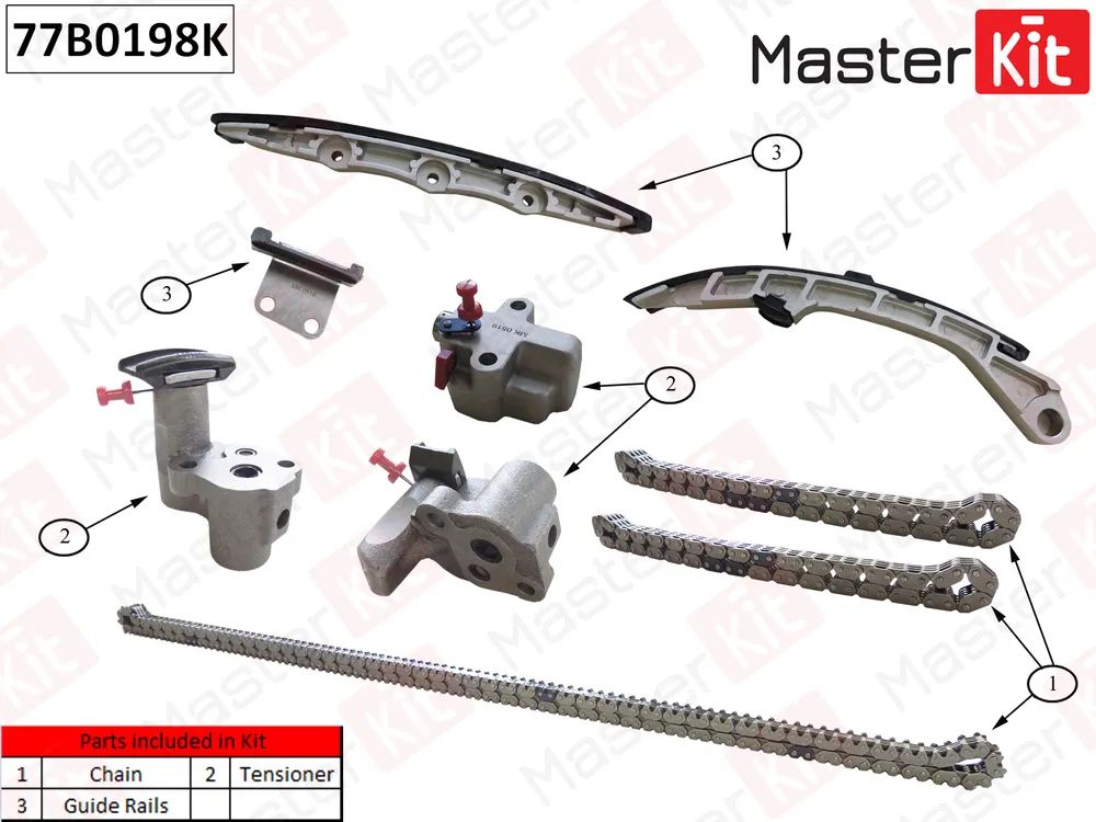 Комплект Цепи Грм NissanInfiniti MuranoFx 3.5i Vq35de 2004-2009 Masterkit 77b0198k MasterK
Комплект Цепи Грм NissanInfiniti MuranoFx 3.5i Vq35de 2004-2009 Masterkit 77b0198k MasterK