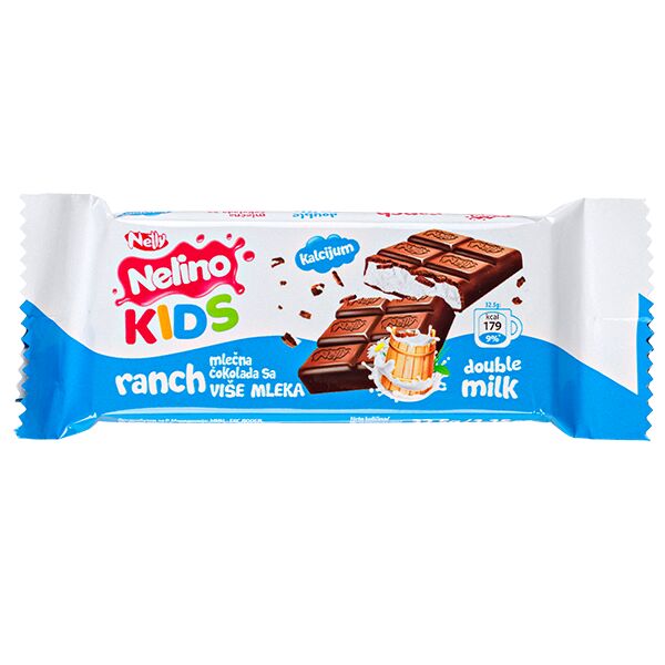 Шоколад Nelly Nelino Kids Ranch Double Milk 32,5 г 
Шоколад Nelly Nelino Kids Ranch Double Milk 32,5 г