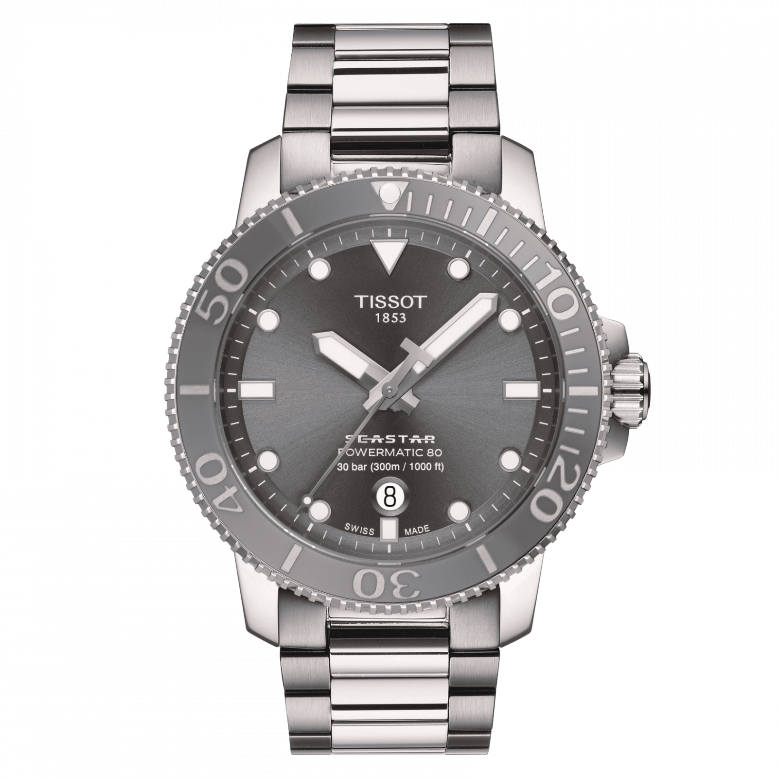 Наручные часы мужские Tissot SEASTAR 1000 POWERMATIC 80 серебристые, SEASTAR 1000 POWERMATIC 80
Наручные часы мужские Tissot SEASTAR 1000 POWERMATIC 80 серебристые, SEASTAR 1000 POWERMATIC 80