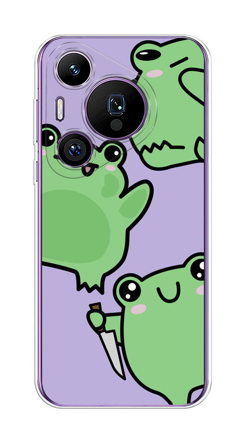 Чехол на Huawei Pura 70 Pro/70 Pro Plus "Опасные лягушата", Фиолетовый;зеленый;черный, 6124150-1
Чехол на Huawei Pura 70 Pro/70 Pro Plus "Опасные лягушата", Фиолетовый;зеленый;черный, 6124150-1