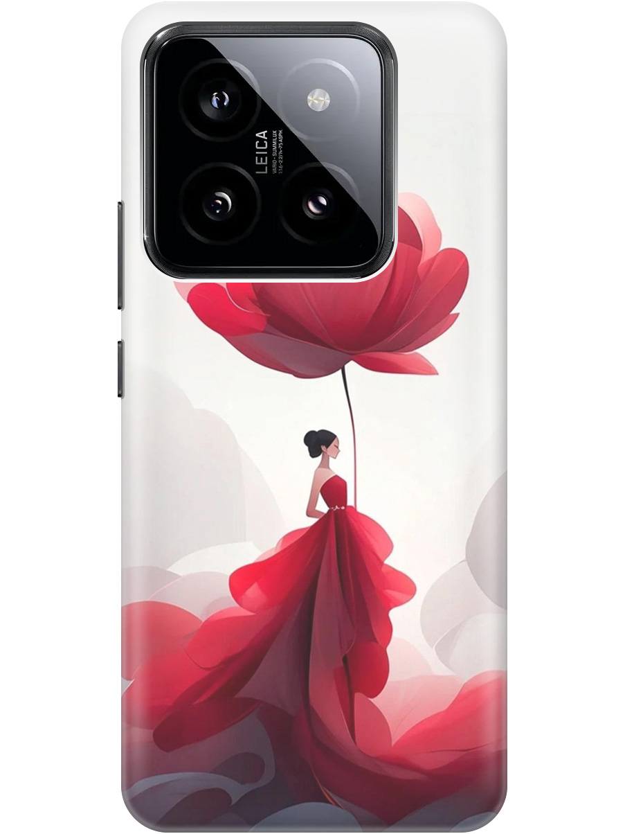 Силиконовый чехол на Xiaomi 14 Pro с рисунком "Цветочная девушка в красном", Белый;красный, 20012090
Силиконовый чехол на Xiaomi 14 Pro с рисунком "Цветочная девушка в красном", Белый;красный, 20012090