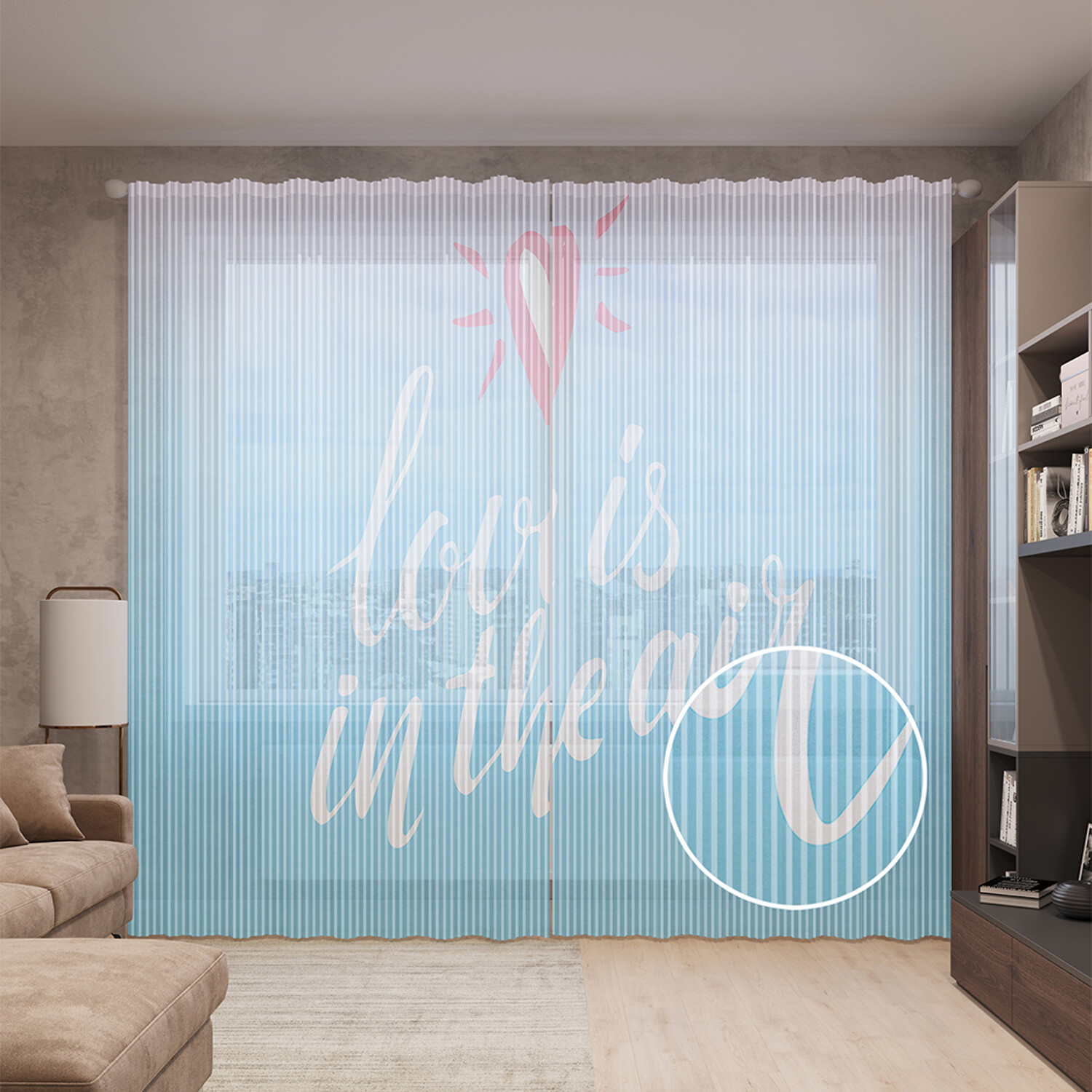 Тюль вуаль на шторной ленте с принтом JoyArty "Любовь витает везде", 310х265 см, Любовь витает везде
Тюль вуаль на шторной ленте с принтом JoyArty "Любовь витает везде", 310х265 см, Любовь витает везде