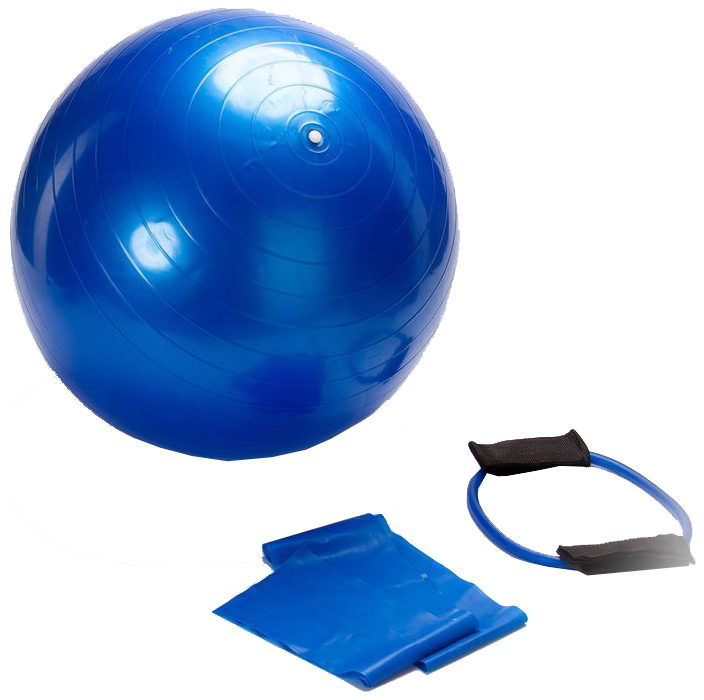 фото Мяч гимнастический bradex sf 0070, синий, 55 см