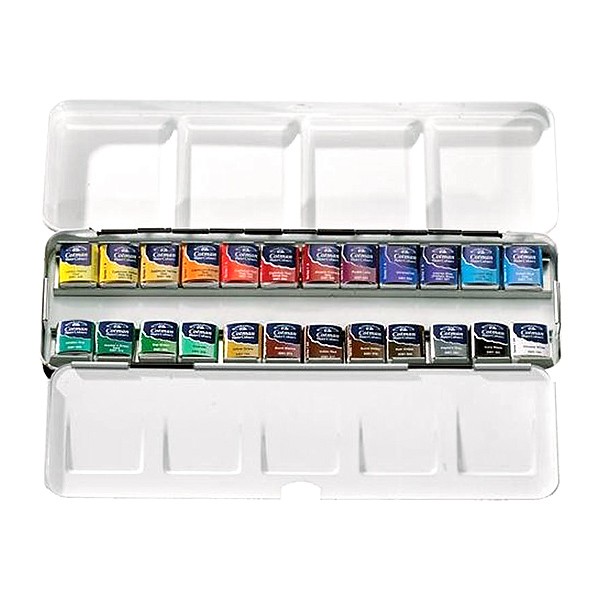 Акварель Winsor&Newton Cotman Metal Sketchers' Box 24 цв, Белый;бирюзовый;бордовый;бронзовый;голубой;желтый;зеленый;золотистый;коричневый;красный;оранжевый;розовый;серый;синий;фиолетовый;черный, Cotman Metal Sketchers' Box
Акварель Winsor&Newton Cotman Metal Sketchers' Box 24 цв, Белый;бирюзовый;бордовый;бронзовый;голубой;желтый;зеленый;золотистый;коричневый;красный;оранжевый;розовый;серый;синий;фиолетовый;черный, Cotman Metal Sketchers' Box
