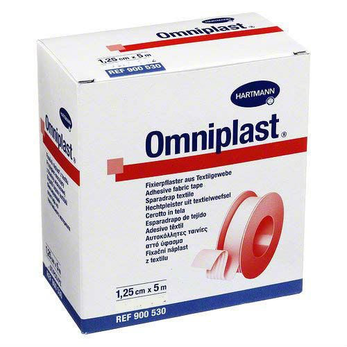Пластырь Omniplast сильной фиксации из текстильной ткани для повязок и канюль 5 м х1,25 см, 900440
Пластырь Omniplast сильной фиксации из текстильной ткани для повязок и канюль 5 м х1,25 см, 900440
