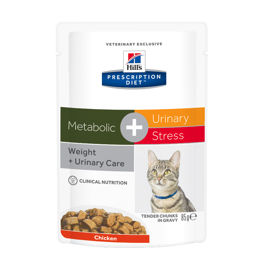 Влажный корм для кошек Hill's Prescription Diet Metabolic+Urinary Stress, курица, 85г, Prescription Diet Metabolic + Urinary Stress Feline
Влажный корм для кошек Hill's Prescription Diet Metabolic+Urinary Stress, курица, 85г, Prescription Diet Metabolic + Urinary Stress Feline