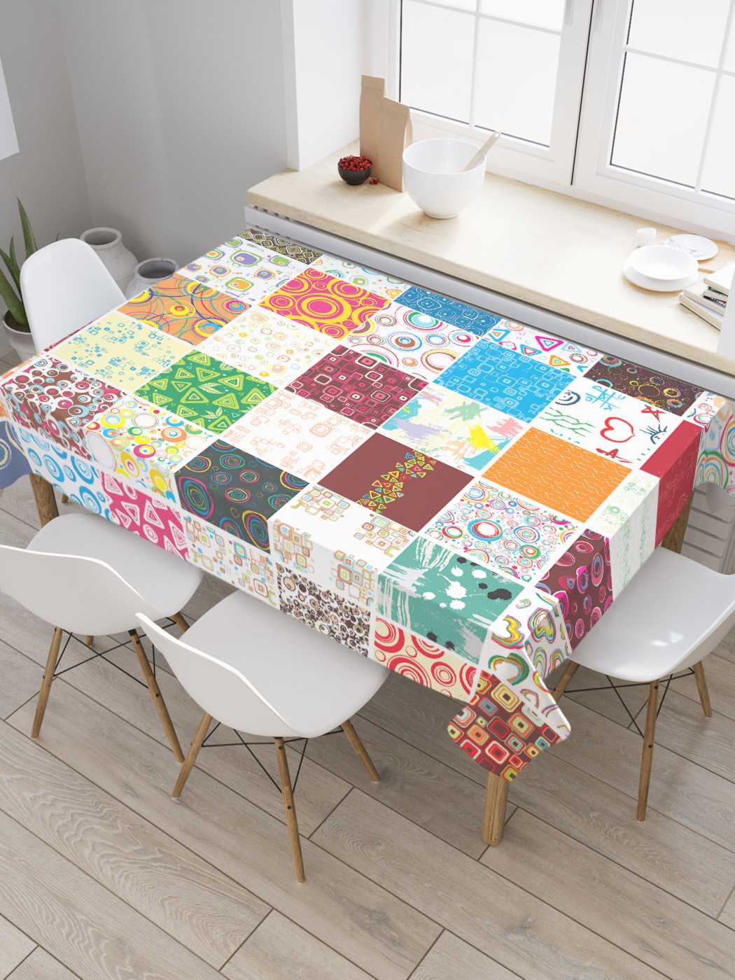 Скатерть прямоугольная JoyArty "Геометрические миры" из оксфорда, 120x145 см, Белый, Геометрические миры
Скатерть прямоугольная JoyArty "Геометрические миры" из оксфорда, 120x145 см, Белый, Геометрические миры