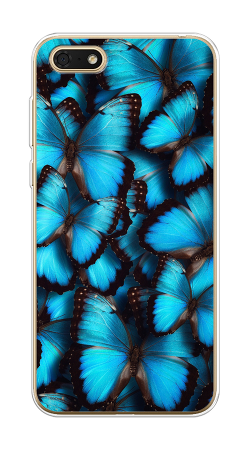 Чехол на Honor 7A/7A Prime/Y5 Prime 2018/Y5 2018 "Тропическая бабочка 2", Голубой;черный, 65950-1
Чехол на Honor 7A/7A Prime/Y5 Prime 2018/Y5 2018 "Тропическая бабочка 2", Голубой;черный, 65950-1