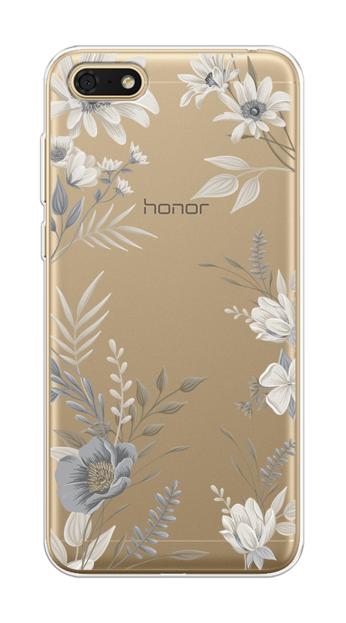 Чехол на Honor 7A/7A Prime/Y5 Prime 2018/Y5 2018 "Цветы сепия", Серый;прозрачный;зеленый;белый, 65950-1
Чехол на Honor 7A/7A Prime/Y5 Prime 2018/Y5 2018 "Цветы сепия", Серый;прозрачный;зеленый;белый, 65950-1